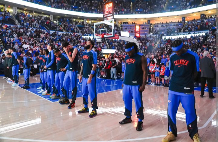 Congratulations to the OK. City #Thunder on their NBA title. 

A team rooted in excellence—and in faith. Their tradition of public prayer before every home game is a powerful reminder that the humble posture of prayer is a good thing. 🏀 🙏🏼 #Prayer #NBAFinals