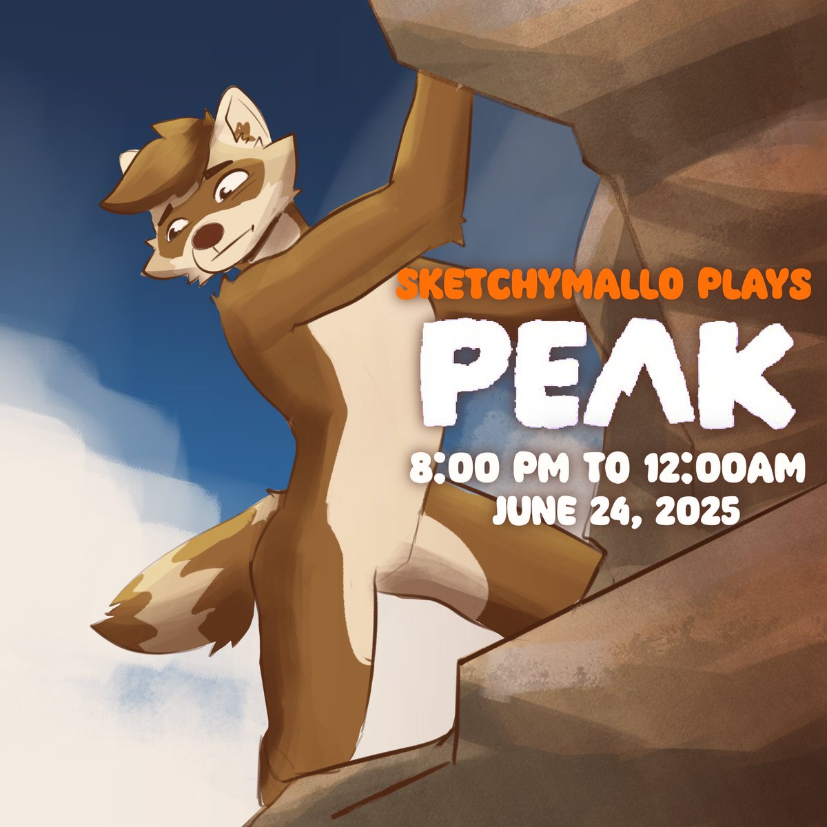 SketchyMallo's tweet image. I will be streaming Peak later! See ya there!✨ (GMT+8)
You can follow me at twitch.tv/sketchymallo to watch or even join the game!