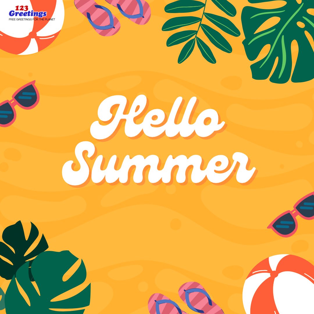 123GreetingsCom's tweet image. Soak up the sunshine, sip something cold, and let the good vibes roll. 🌞
.
.
.
.
.
.
.
#hellosummer #summervibes #sunshine #beachdays #summerfun #123greetings #freeecard #greetingcard #summertime