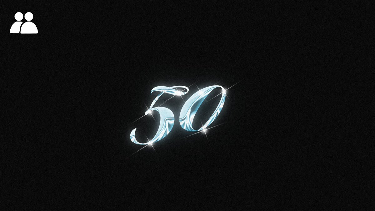 50 members. First milestone reached. 

🥂Here's to many more.