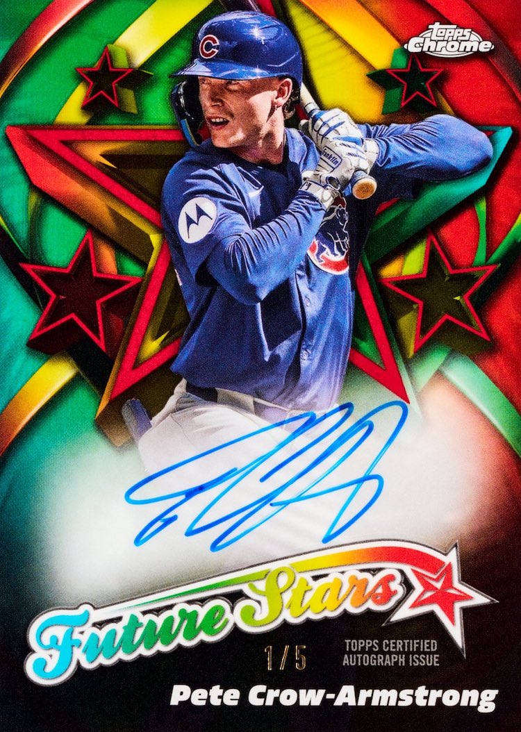 A look inside the upcoming release of 2025 Topps Chrome Baseball. Boxes are already available ahead of next month’s launch &gt;&gt;&gt; sportscollectorsdaily.com/2025-topps-chr…
