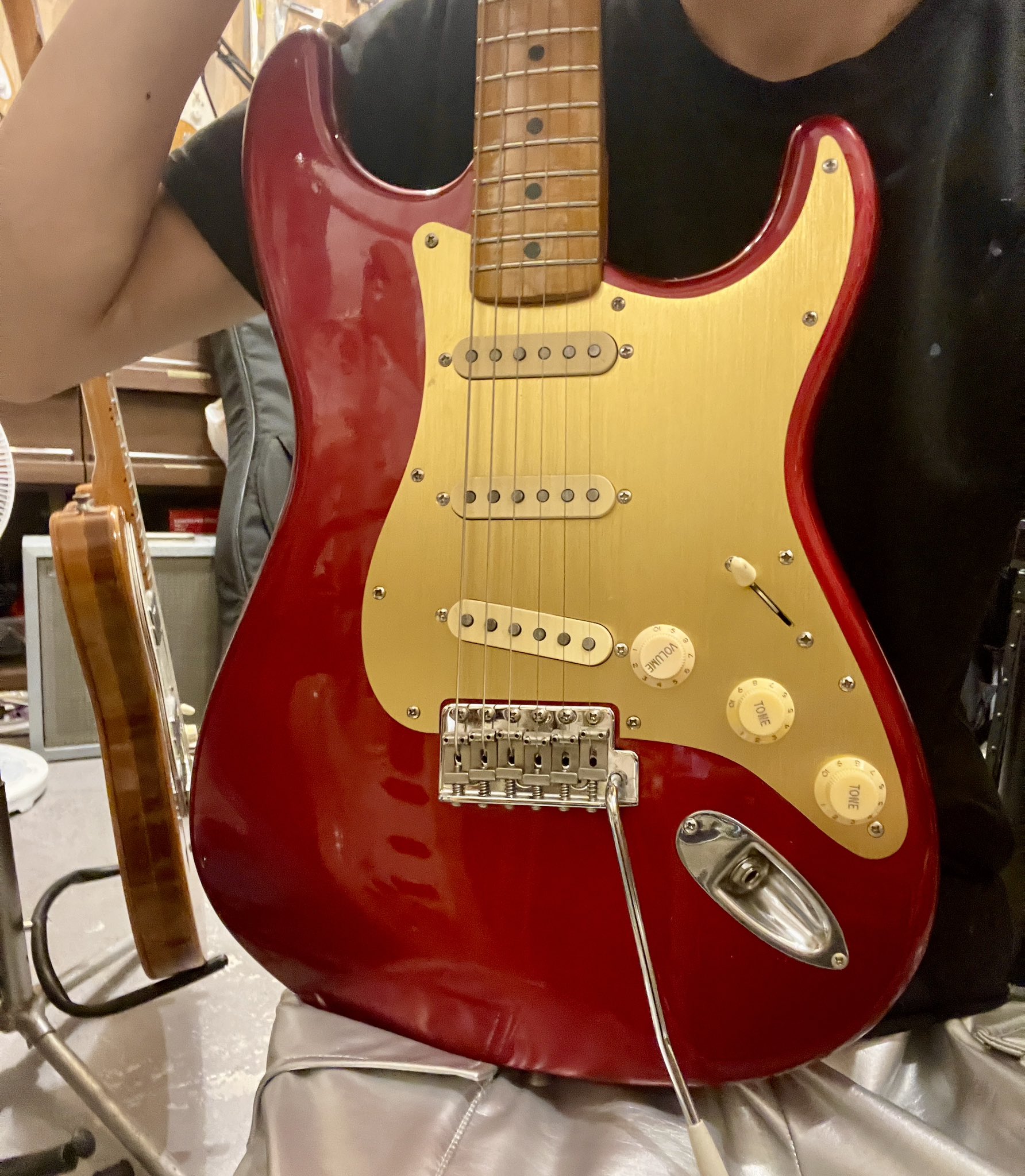 新製品でセッション】新型funk ojisanワウを西尾さんに弾いて