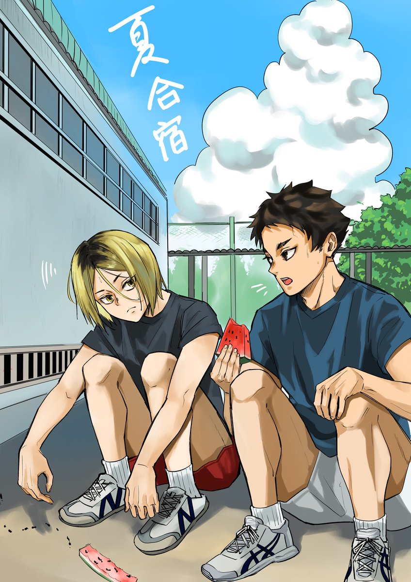 uu2_db's tweet image. セッター談議
#研磨　#赤葦