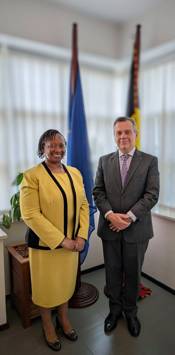 WHO Representative in Uganda (@whorepinuganda) on Twitter photo It was a pleasure to meet with H.E. Hugues Chantry, <a href="/BelgiumInUganda/">Embassy of Belgium in Uganda</a> Ambassador. I thank #Belgium for their continued commitment to keeping health a priority. In these times, strong partnerships are what drive meaningful impact. I look forward to strengthening our collaboration. It was a pleasure to meet with H.E. Hugues Chantry, <a href="/BelgiumInUganda/">Embassy of Belgium in Uganda</a> Ambassador. I thank #Belgium for their continued commitment to keeping health a priority. In these times, strong partnerships are what drive meaningful impact. I look forward to strengthening our collaboration.