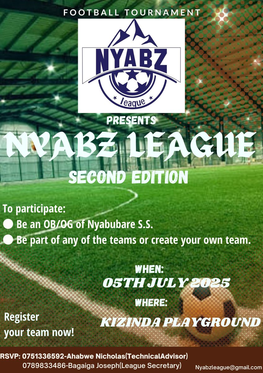 Nyabzleague's tweet photo. There are only 11 days remaining, and we are fully prepared to make the most of it!
 05th July, Kizinda will ask for water.

#Nyabzleague_2nd_edition https://t.co/8I6O9jrWB0