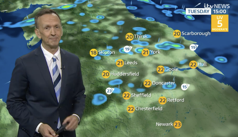Good morning! #Weather: A mostly cloudy day with outbreaks of rain. Showery during the afternoon with some brighter spells developing early evening. 21 °C. itv.com/news/calendar/…