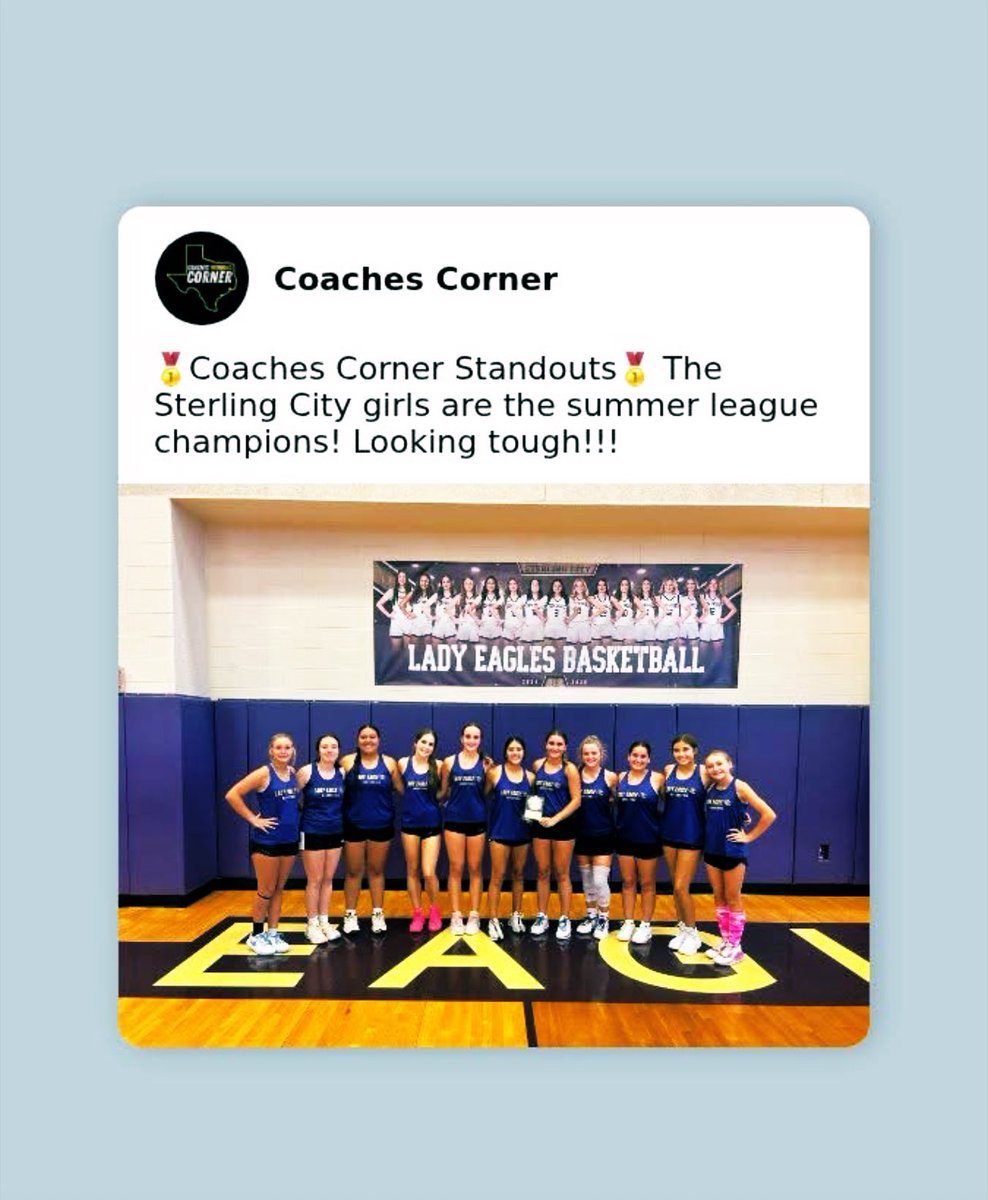 Summer league Champs!!!
@HWPO @Family