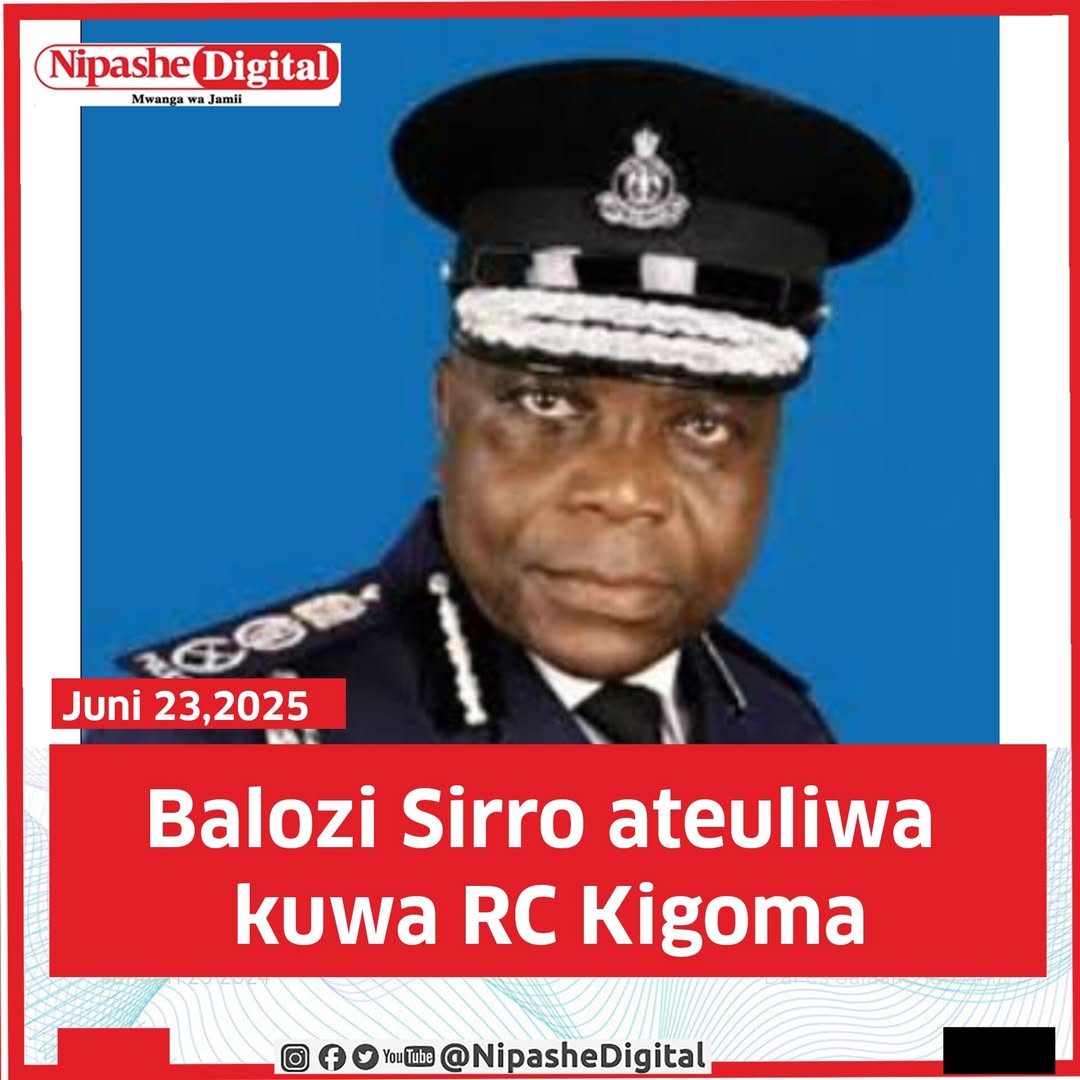 Nipashetz's tweet photo. #Uteuzi Rais Samia Suluhu Hassan amemteua Balozi Simon Sirro kuwa Mkuu wa Mkoa wa Kigoma.

Aidha,amemteua Kheri Denice James kuwa Mkuu wa Mkoa wa Iringa, na Mboni Mohamed Mhita ameteuliwa kuwa Mkuu wa Mkoa wa Shinyanga.

Aidha, Beno Malisa ameteuliwa kuwa Mkuu wa Mkoa wa Mbeya akichukua nafasi ya Dk.Juma Homera na Jabiri Omari Makame ameteuliwa kuwa Mkuu wa Mkoa wa Songwe.

#NipasheMwangaWaJamii
#nipashedigital
#miaka30yakupashahabari