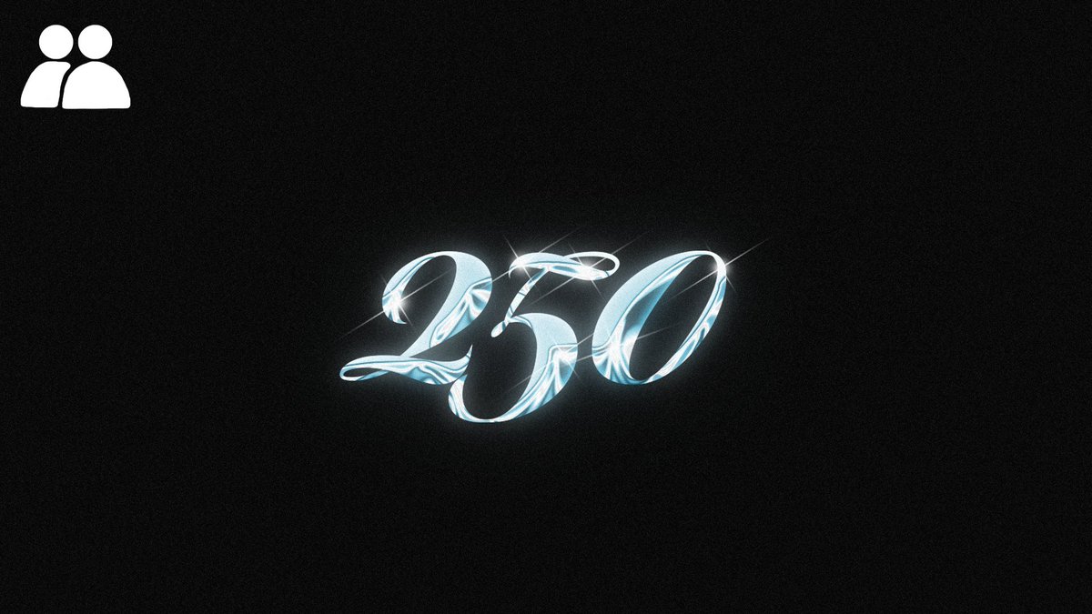 250 members. Milestone #3

Together we're apart of something much bigger.