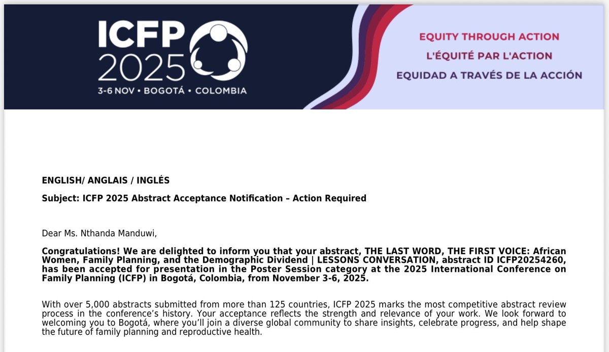 NthandaManduwi's tweet image. We are going to 𝘉𝘰𝘨𝘰𝘵á!

Very very excited to launch @LessonsCon  in this way very soon 🔗 linkedin.com/posts/nthanda_…