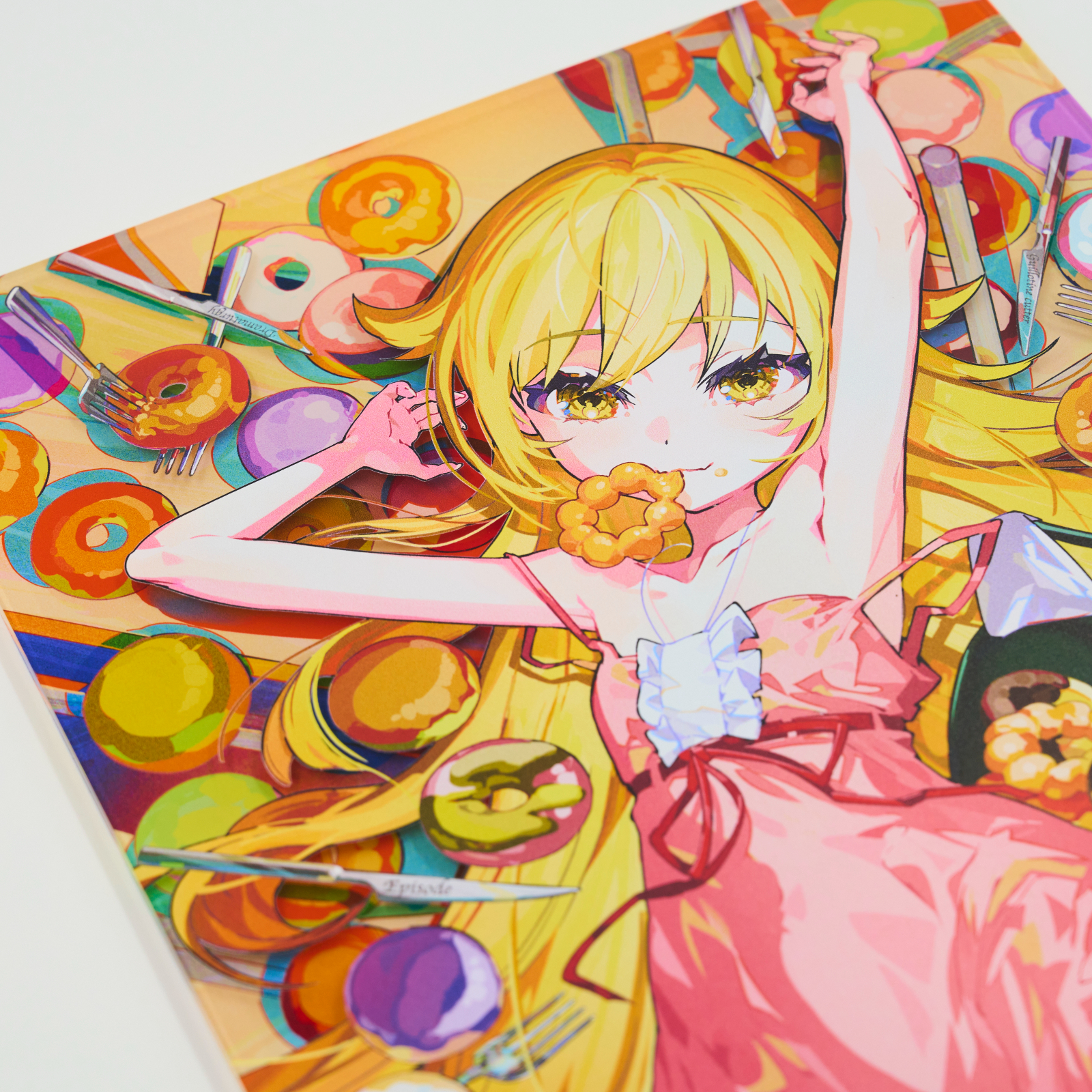 西尾維新×大暮維人「化物語」美麗イラスト複製原画 週刊少年