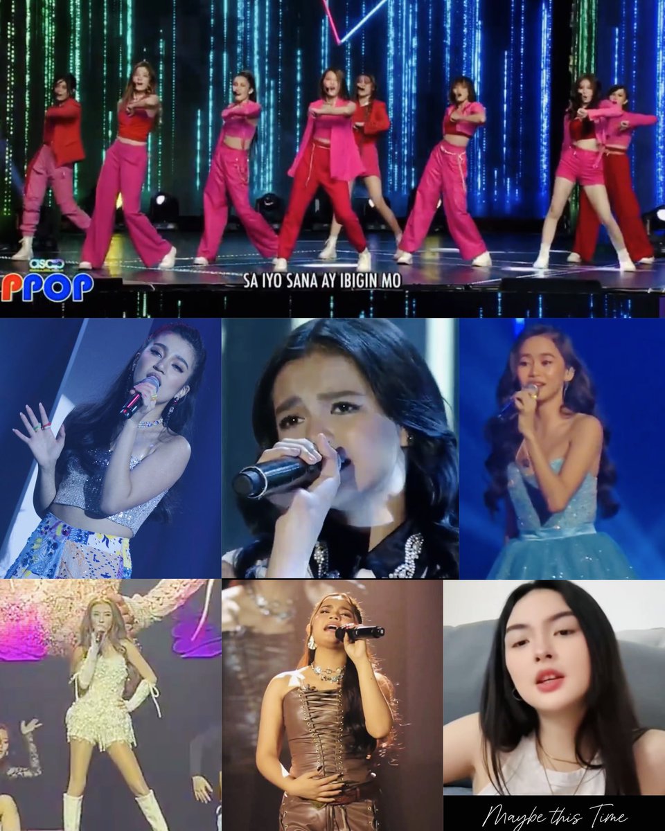 The massive influence of Sarah Geronimo to OPM/PPop through these new generation of talents 💯👸
Go girls! 🫶

BINI -Sa Iyo
Belle -Ikot Ikot
Zephanie -Isa Pang Araw
Ashtine -Duyan
Fyang -Kilometro
Kolette -Isa Pang Araw
Kai -Maybe This Time

#SarahGeronimo