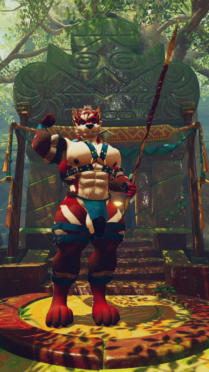 Think you can take him~?😏❤️
#Vrchat #furries