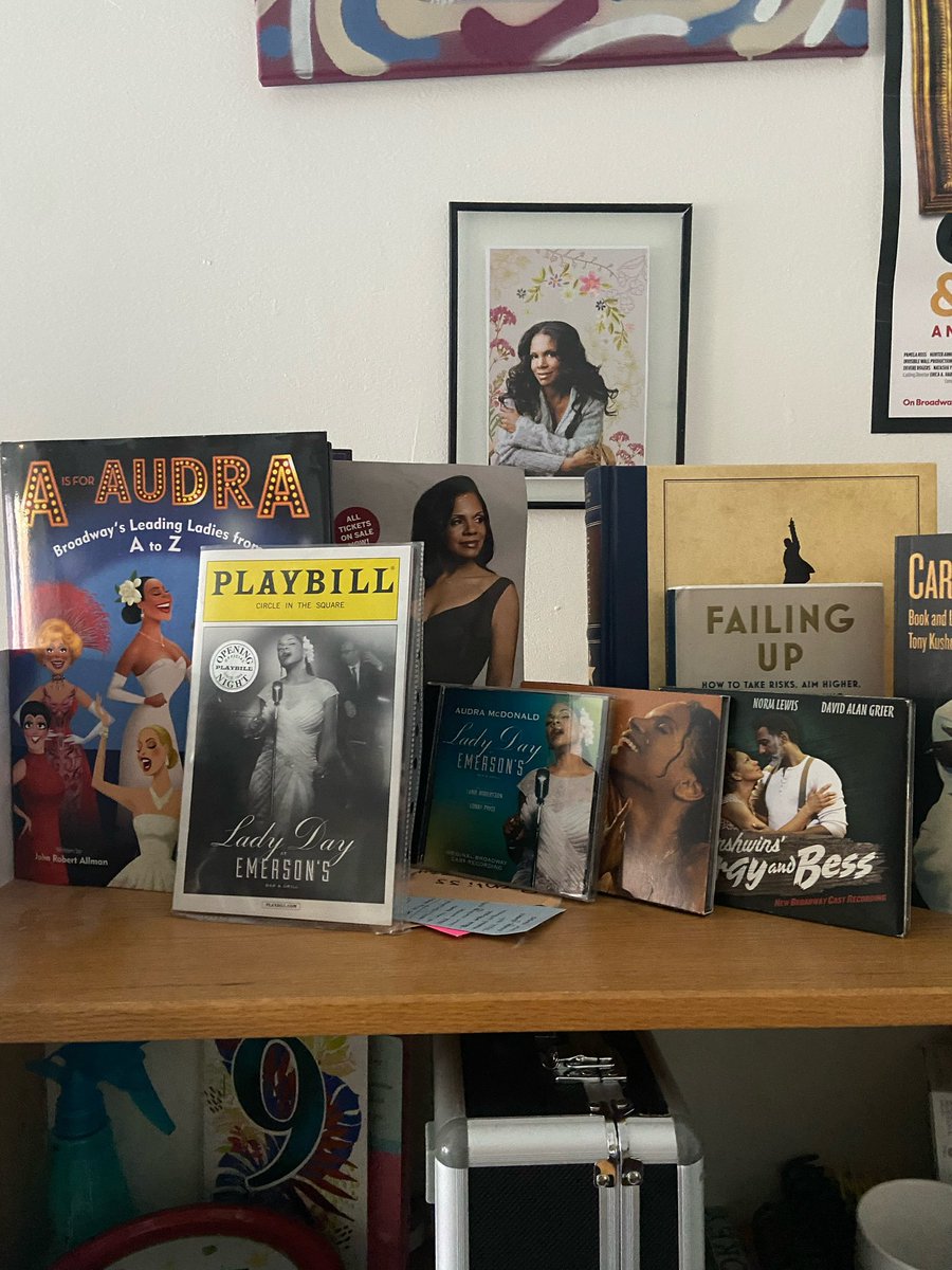 AudrasBaranski's tweet image. My college audra shrine was so cute! But now I have too much stuff 😭