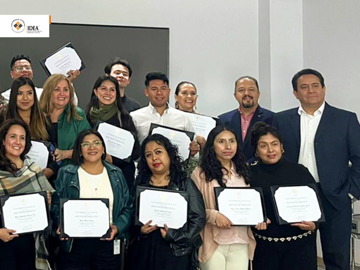 Graduación del Programa Escuela de Líderes en el IDEA, en colaboración con la Fundación Bringas Haghenbeck IAP.

Fue un momento muy especial, marcado por el compromiso, la inspiración y el deseo de transformar realidades.

#IDEA #SomosAnáhuac #EscuelaDeLíderes