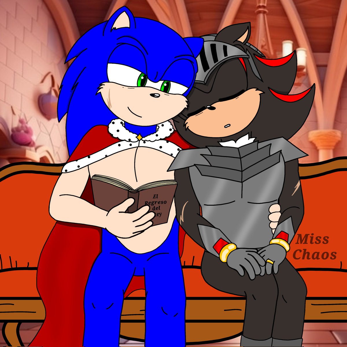 MissChaos172002's tweet image. Fue la primera vez que asistí a un directo de @ElReidenDubs y @Herobrine_H como Sonic y Shadow y la verdad es que me encantó su interacción y el como ponen arto sentimiento en la lectura. Aquí un dibujo respecto al fanfic del #domingosonadow 💕 El regreso del Rey