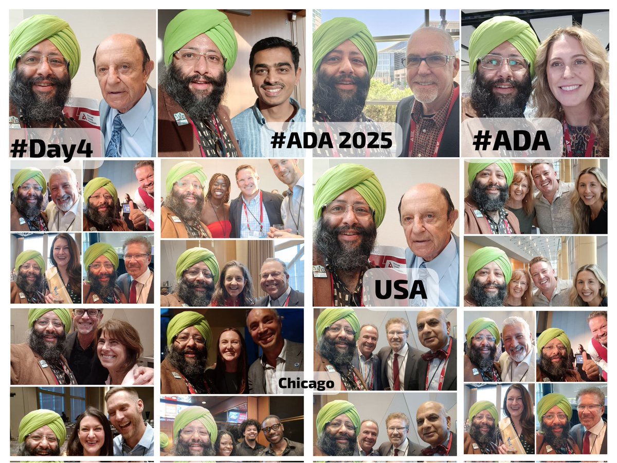 #Day4 #FinalDay #ADA 
#ADA2025 

Fantastic 4 days, here at #Chicago #USA.

They met mine/our expectations.
Wonderful 😊 Networking. Some great sessions.
Innovation - Devices - Molecules - Digital &amp; Research.

Amazing times ahead.
Let's gear up!

We have to Team up to curb/curtail