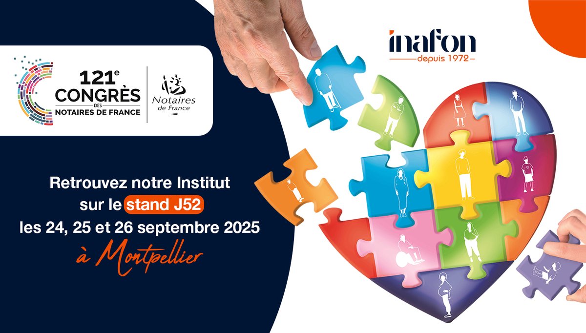 📍 Retrouvez notre équipe au prochain Congrès des Notaires de France sur le stand J52 à la Sud de France Arena de Montpellier !

Cette nouvelle édition met à l’honneur un thème au cœur de vos pratiques : Famille &amp; Créativité notariale.

Inscriptions 👉 plateforme.congresdesnotaires.fr