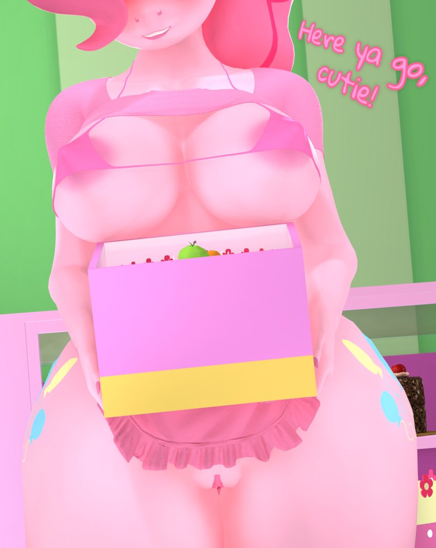 "Here you go my special party guest I am sure it's to your liking hm?"