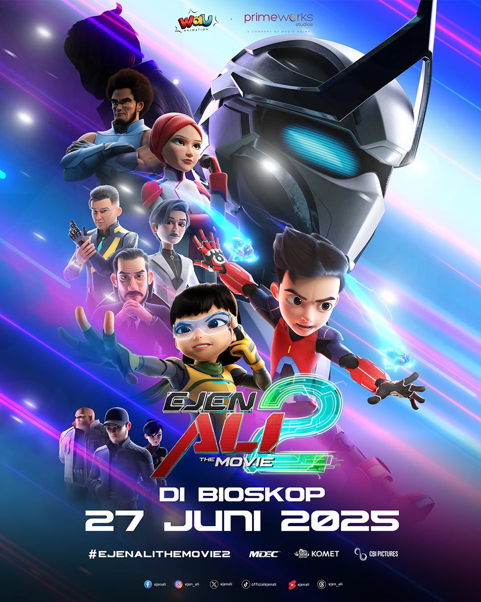 Petualangan baru Ali di dunia futuristik dimulai!

Ejen Ali 2: The Movie tayang mulai 27 Juni ini di FLIX Cinema.

#FLIXCinema #EjenAli2TheMovie #EjenAli2