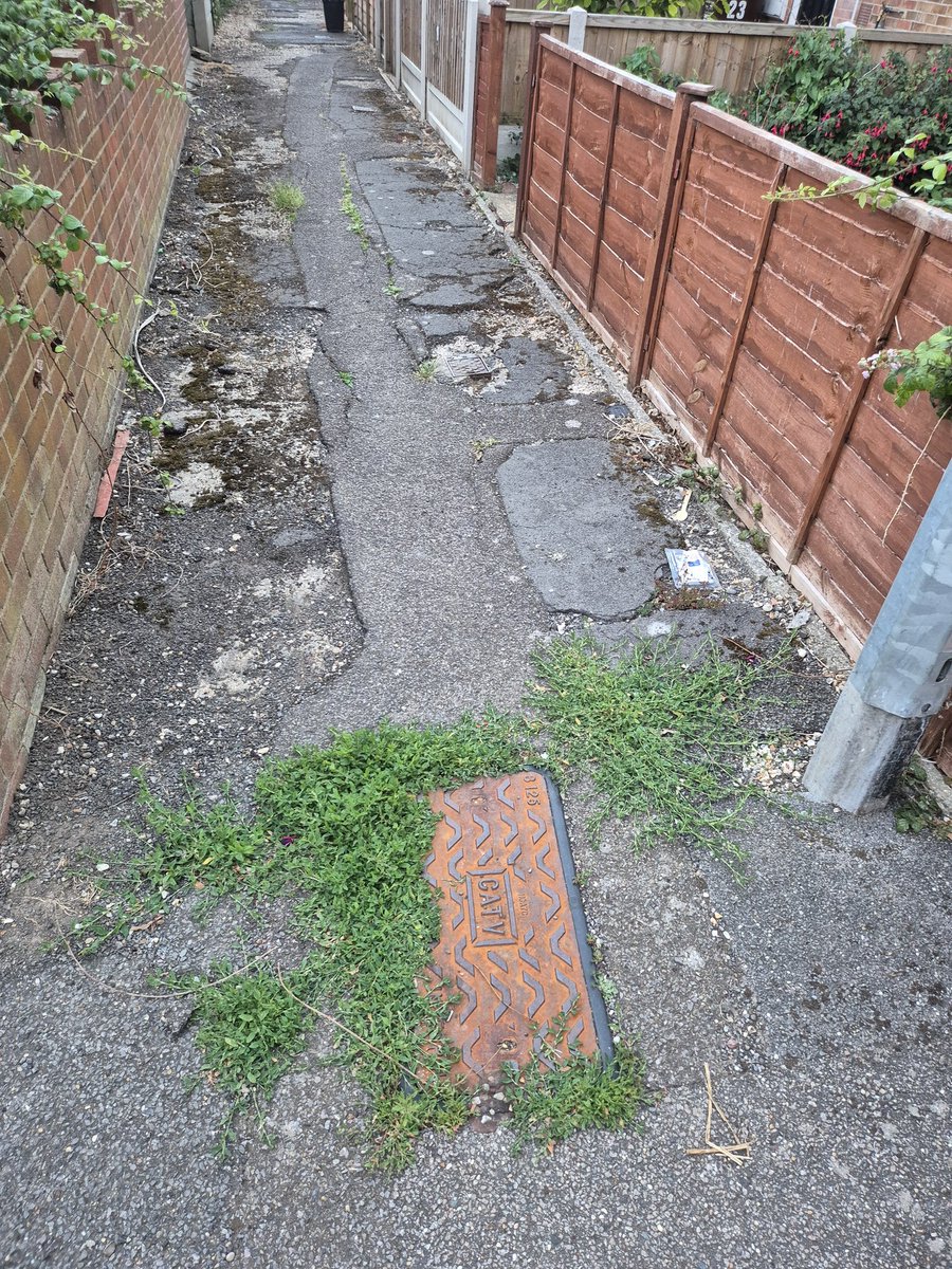 Tez_72's tweet photo. @CastlePointBC something needs to be done about the state of the footpath servicing 15-37 Benderloch. https://t.co/fyfchHJhJy