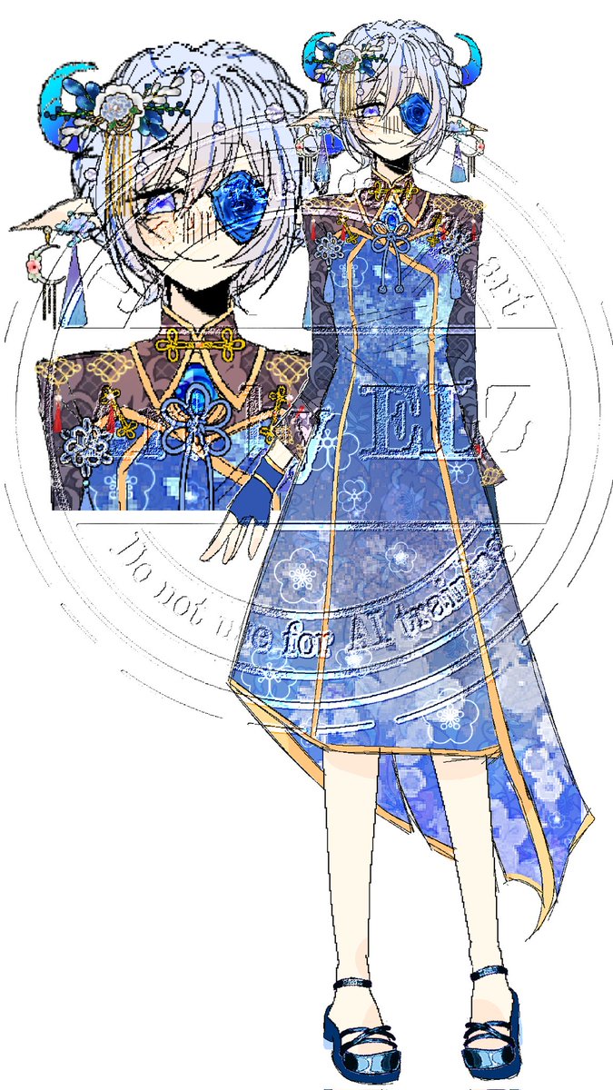 Elizabethton18's tweet image. Is she pretty please tell me she's pretty (。•́︿•̀。) I will sell her as adoptable in vgen soon xD (I will fix the messiness)