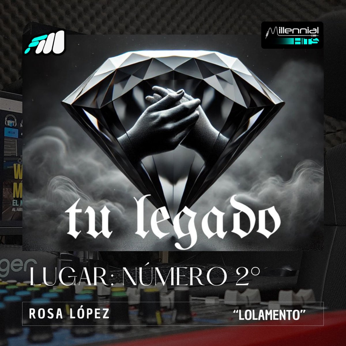 Y en segundo lugar tenemos a nuestra querida <a href="/RosaLopez/">Rosa López</a> con "Tu Legado" 
Muchas felicidades a todos los que votaron por ella.