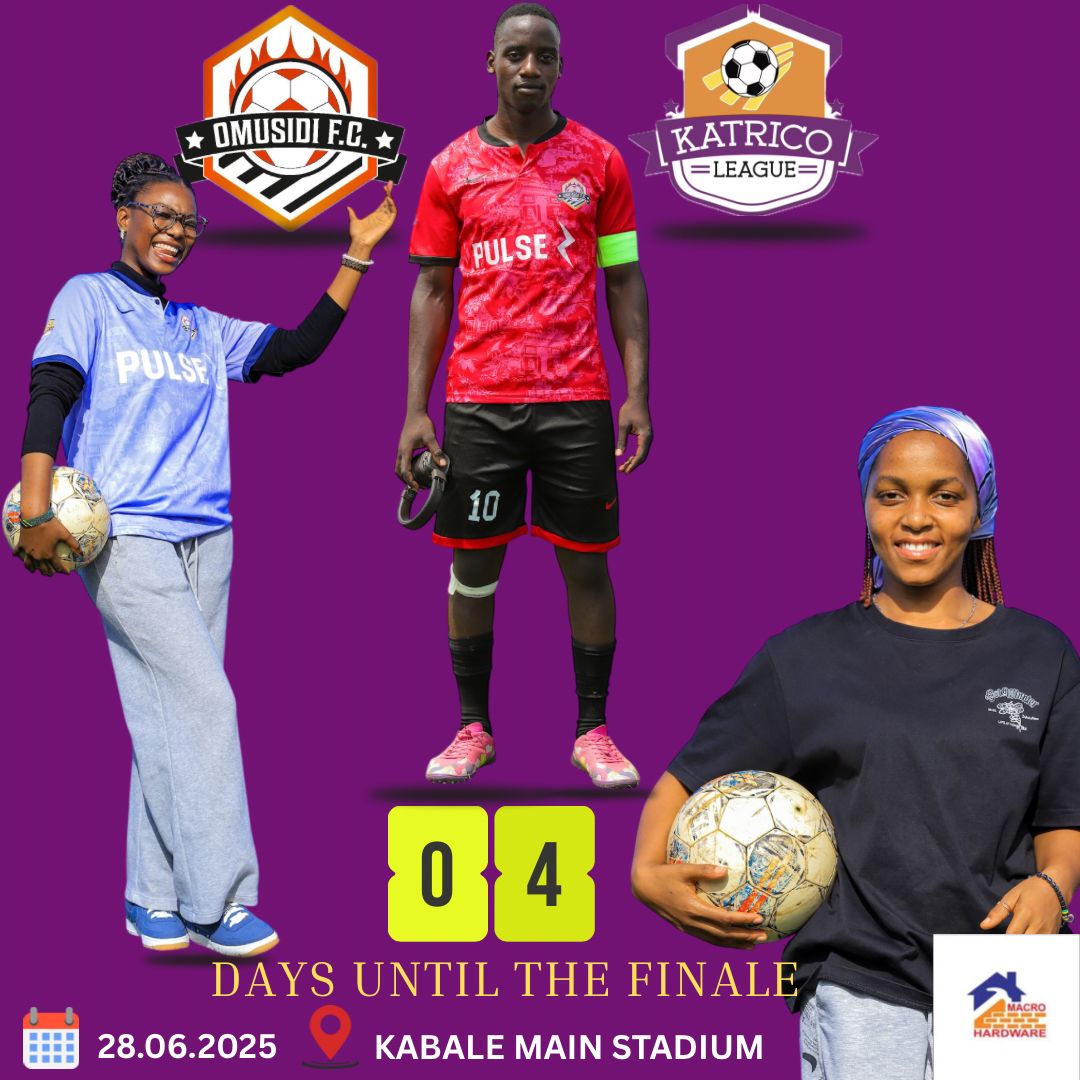 04 days until the finale ⚽️
All roads lead to Kabale ⛳️
#28th June🟢 Kabale Main Stadium 
#Omusidi FC
#KATRICO League
Sponsored by Macro Hardware Kabale 🤝