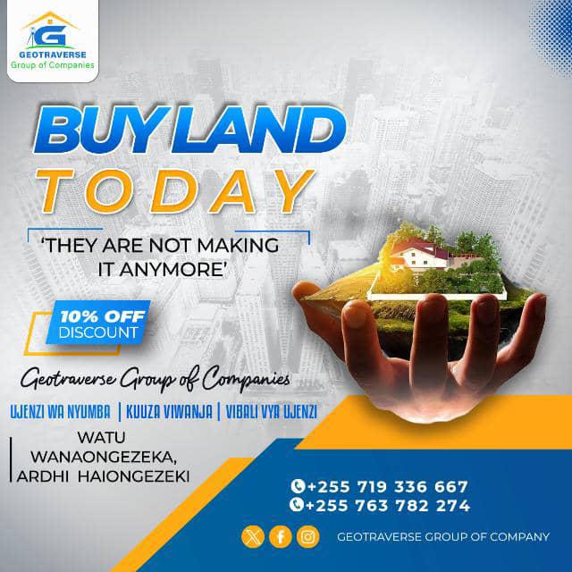 Ukiwa na 2Million Tzs, tunakuapa kiwanja Dodoma, njoo wekeza leo kwenye ardhi.