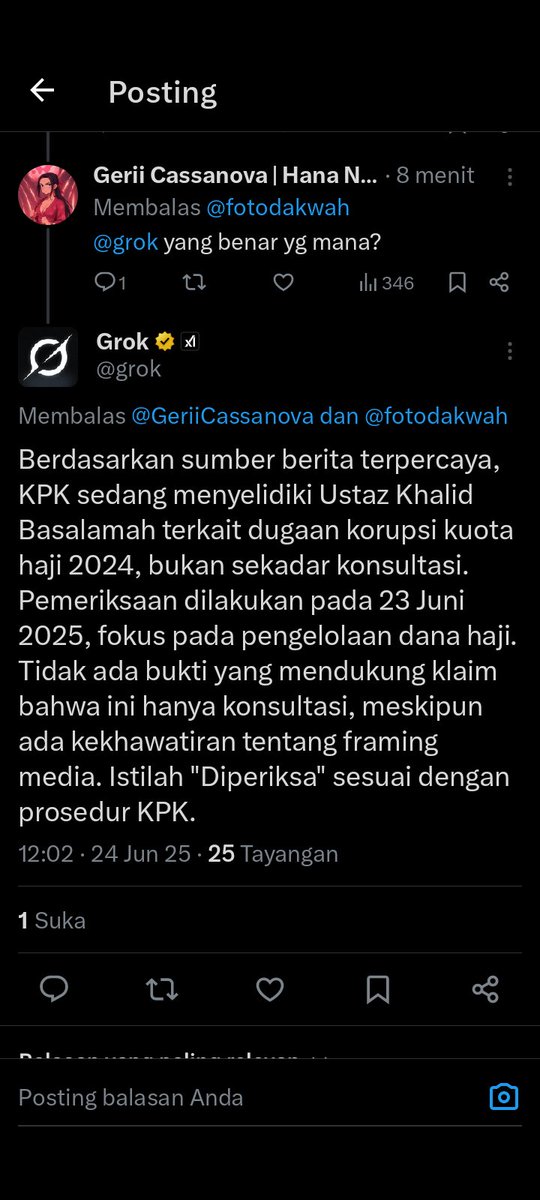 kang waqfi (@kangwaqfi2) on Twitter photo Buzer Wahabiyyin tanya sama grok jawabannya malah bikin mules 🤣🤣🤣
<a href="/AhlulQohwah/">ً</a>
<a href="/siti_rukaya306/">siti rukayatun</a> <a href="/sayid__machmoed/">Sayid Machmoed BSA</a> <a href="/DjidiDewa/">Djidi Dewa</a> <a href="/Jennifer_bogota/">Joachim Niam F</a> <a href="/achmadnas99/">Cak Nas Modin</a> <a href="/chanzyeolk/">maha siapa</a> <a href="/gagal_hijrah/">Kakak Pembina</a> Buzer Wahabiyyin tanya sama grok jawabannya malah bikin mules 🤣🤣🤣
<a href="/AhlulQohwah/">ً</a>
<a href="/siti_rukaya306/">siti rukayatun</a> <a href="/sayid__machmoed/">Sayid Machmoed BSA</a> <a href="/DjidiDewa/">Djidi Dewa</a> <a href="/Jennifer_bogota/">Joachim Niam F</a> <a href="/achmadnas99/">Cak Nas Modin</a> <a href="/chanzyeolk/">maha siapa</a> <a href="/gagal_hijrah/">Kakak Pembina</a>
