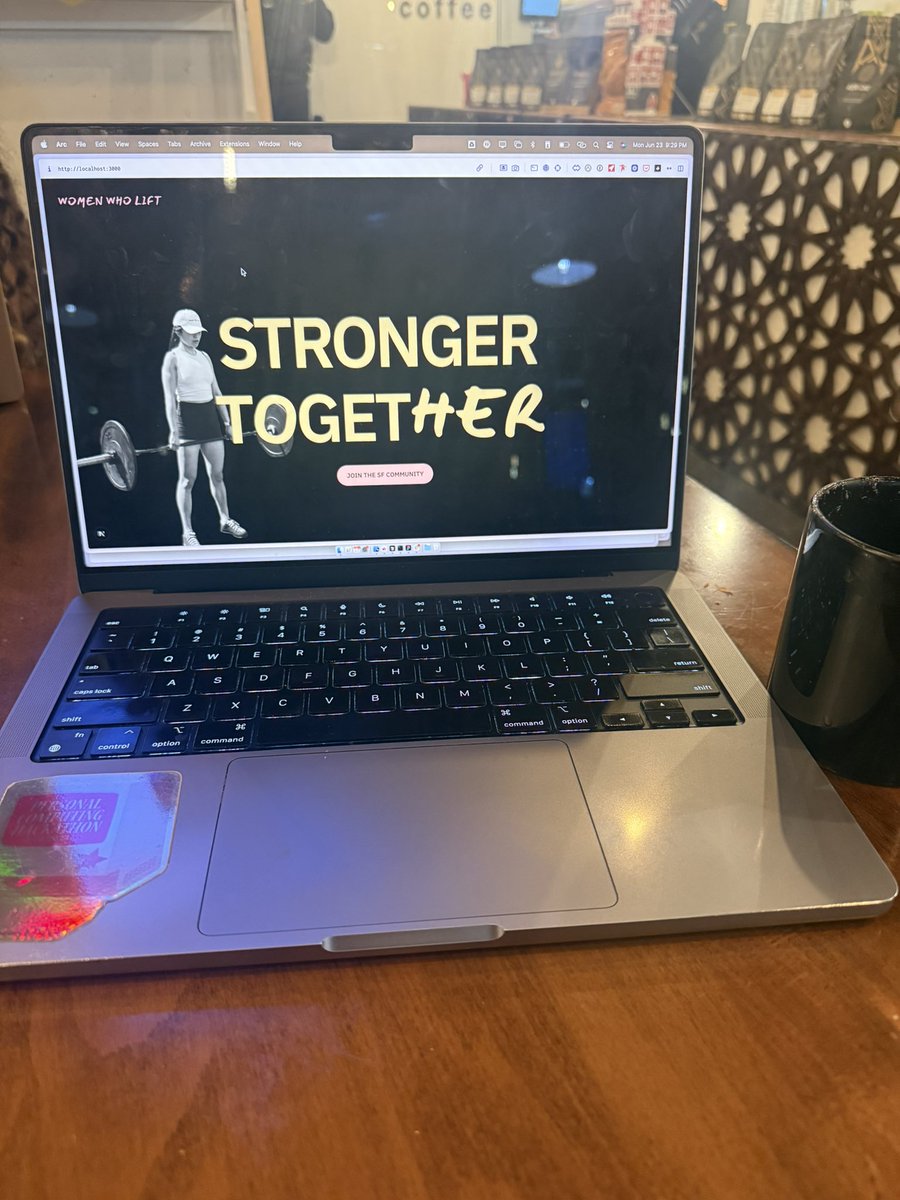 monday nights are for cooking up a new website at haraz 🤭