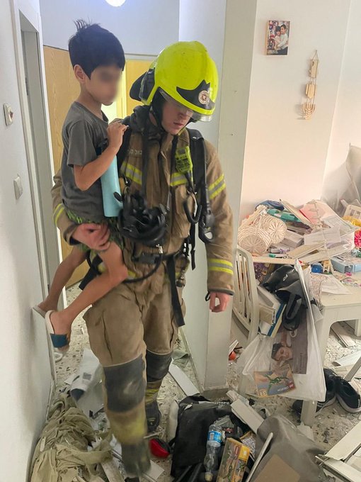 Destruction Unfolds In Images: Israeli Medics Fear More Trapped As Rescues Continue After Beer Sheva Missile Strike