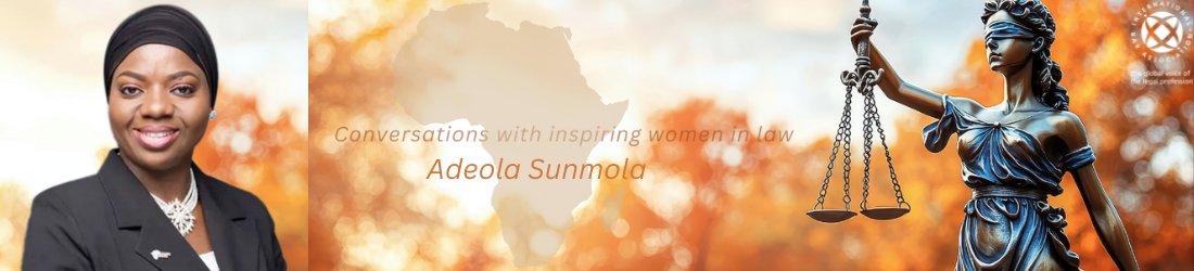 IBALegalAfrica's tweet image. Adeola Sunmola, partner at #Nigerian law firm Udo Udoma and Belo-Osagie (@uubolaw) and IBA African Regional Forum Officer, is the latest guest of the IBA podcast series Inspirational #Legal Women. She has broad expertise across finance #law.
Listen: ibanet.org/inspirational-…