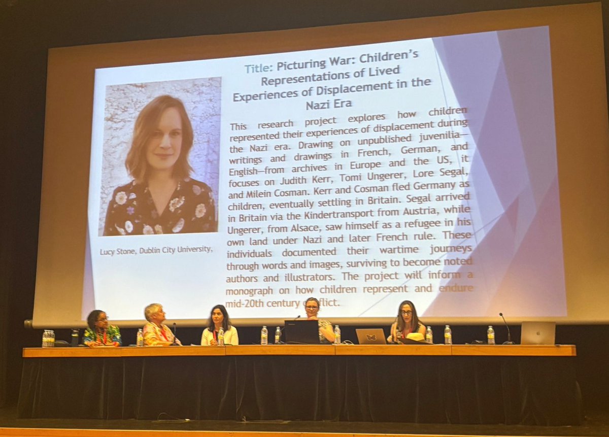 Dr Lucy Stone (@lucy_e_stone) on Twitter photo Honoured to have been awarded an International Research Society for Children's Literature (IRSCL) Research Grant for my project on children's lived experiences of war <a href="/irscl2025_usal/">IRSCL2025 Salamanca</a> <a href="/DCUSchoolofEng/">DCU School of English</a> <a href="/HumanitiesDCU/">Faculty of Humanities & Social Sciences @ DCU</a> <a href="/DCU/">Dublin City University</a> Honoured to have been awarded an International Research Society for Children's Literature (IRSCL) Research Grant for my project on children's lived experiences of war <a href="/irscl2025_usal/">IRSCL2025 Salamanca</a> <a href="/DCUSchoolofEng/">DCU School of English</a> <a href="/HumanitiesDCU/">Faculty of Humanities & Social Sciences @ DCU</a> <a href="/DCU/">Dublin City University</a>