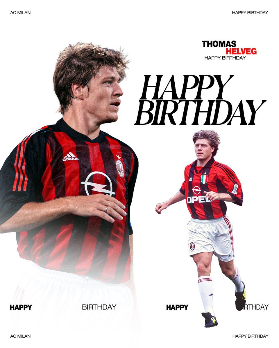 عيد ميلاد سعيد لتوماس هيلفيج 🥳🎂

#ميلان_دائمًا 🔴⚫️