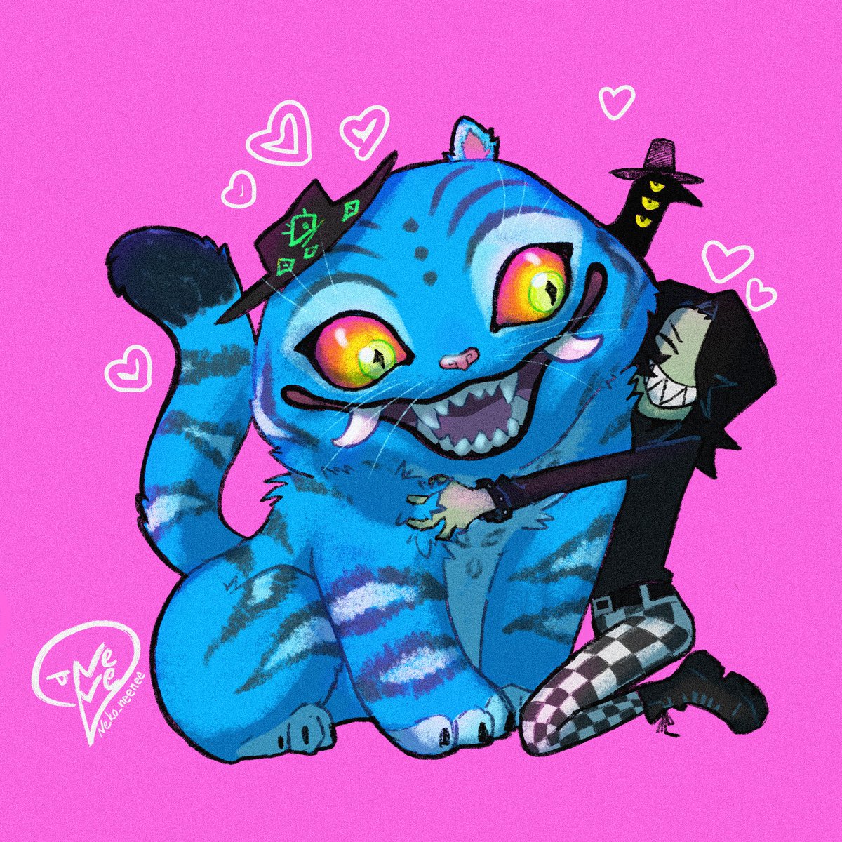 Derpy Tiger so CUUUUUTE!!!!! 👁️👅👁️ #KPOPDEMONHUNTERS