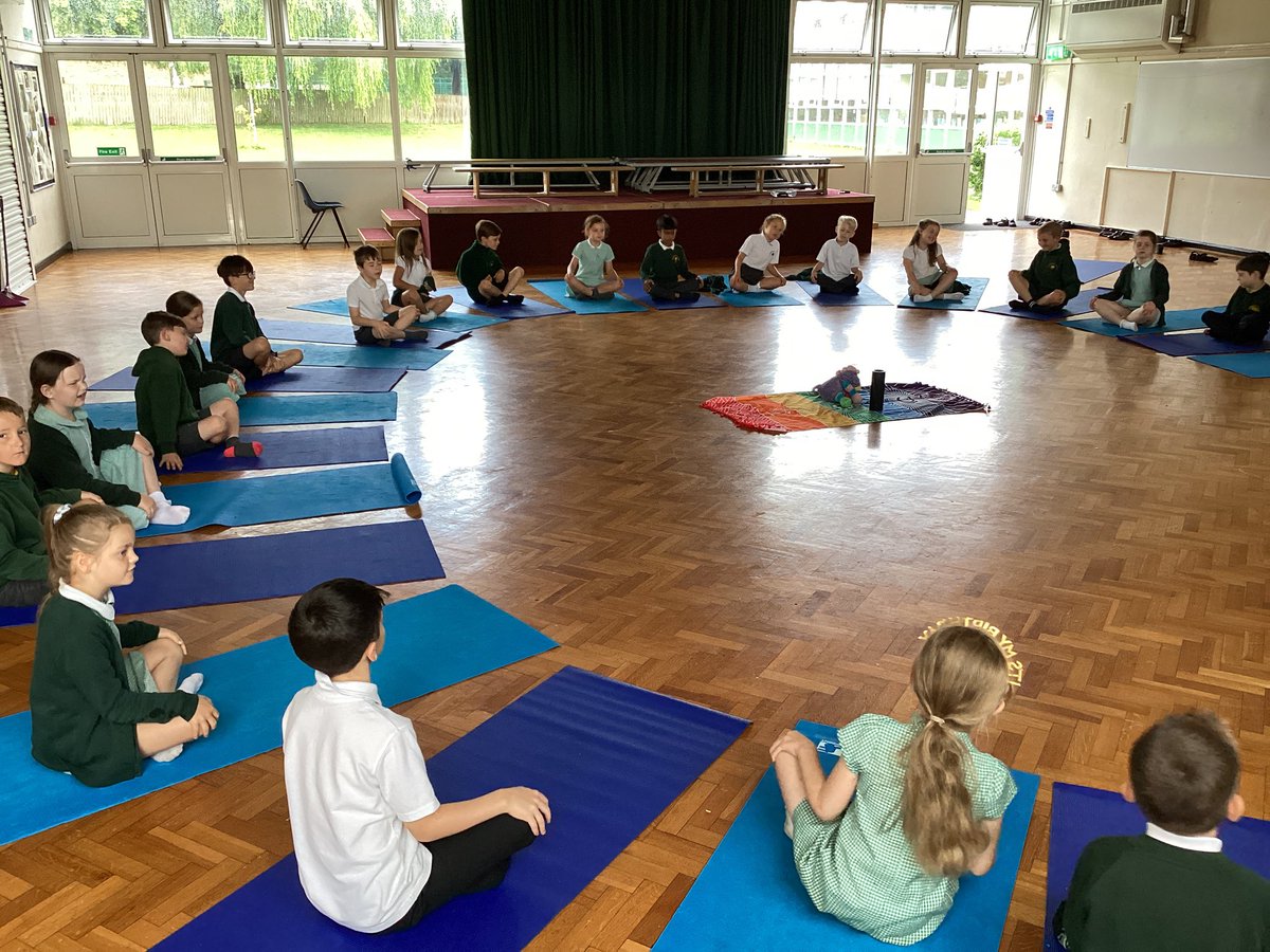 We’ve been for a visit at the juniors this morning…

We had a yoga session and felt very relaxed. 🧘