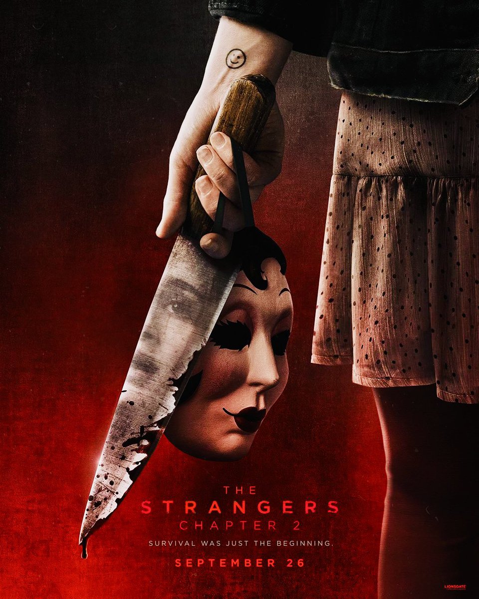 KuLt_ZiLLa's tweet image. THE STRANGERS: CHAPTER 2 is due for release in September 2025!

Directed by Renny Harlin (A Nightmare on Elm Street 4) - the movie continues the story from the 2024 reboot of the 2008 home invasion Horror-flick🔥

The Strangers - Chapter 2 Teaser Trailer: youtu.be/Y3dXWFcoVqg?si…