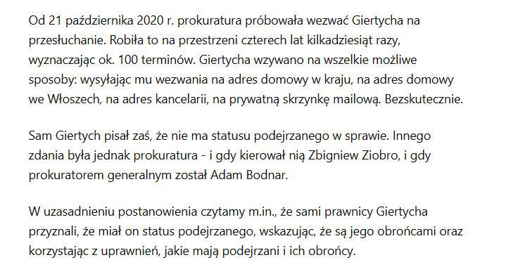 SzJadczak's tweet photo. A pamiętacie, jak Roman Giertych próbował wszystkim wmawiać, że nie miał zarzutów i nie był podejrzany? 
Nawet jego adwokaci przyznali, że to lipa. https://t.co/smUpQhvX2x https://t.co/uIHRV8hvMB