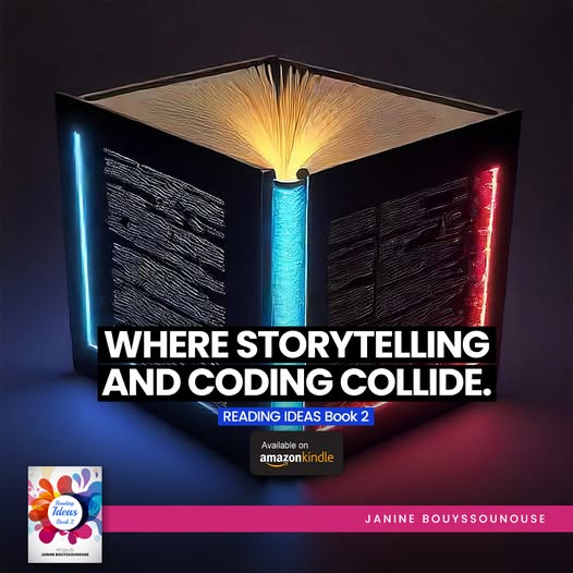 AJanineBouyssou's tweet photo. What do short stories and C++ have in common? A brilliant mind behind them! Learn how Janine Bouyssounouse bridges literature and technology.
https://t.co/LVJePNwmJl
https://t.co/Pi3KsW3dIO
#CodingAndCreativity #ProgrammingForKids #ReadingIdeasBook2 https://t.co/OMNlpJbImh
