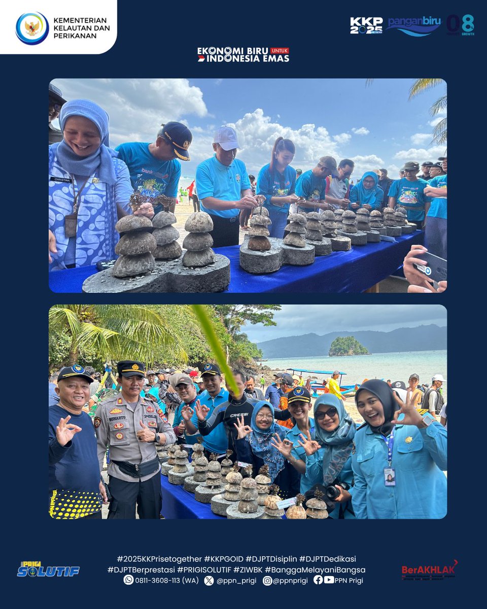 ppn_prigi's tweet image. PPN Prigi hadir untuk turut menyukseskan penyelenggaraan MUF ON 2025 dan turut berkomitmen dalam pelestarian lingkungan serta ekosistem laut.

#MUFON2025 #harilautsedunia #worldoceansday #PanganBiru #2025KKPRiseTogether #EkonomiBiruUntukIndonesiaEmas  #KKPGOID #PPNPrigi