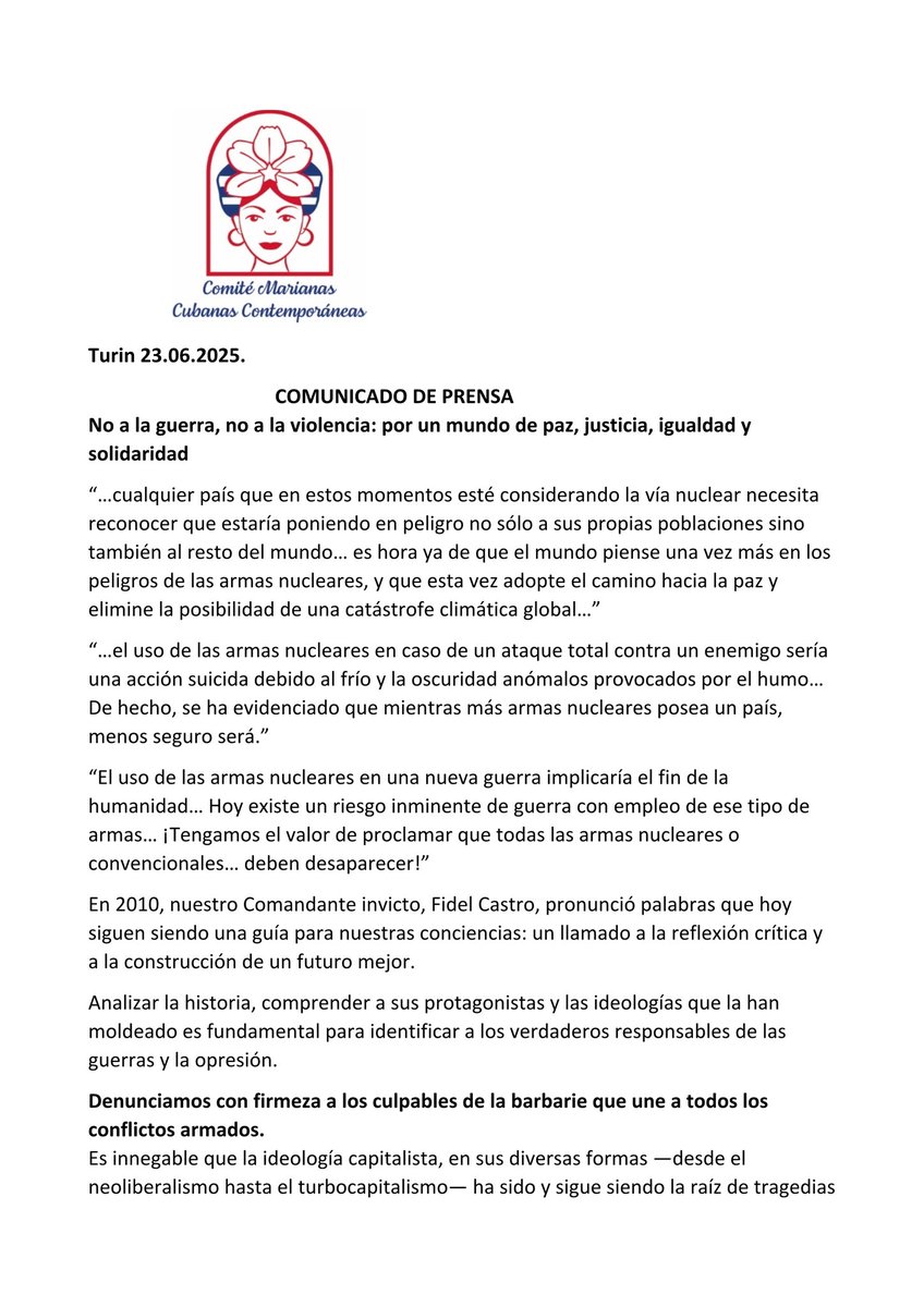 Consolato Generale di Cuba a Milano tweet media