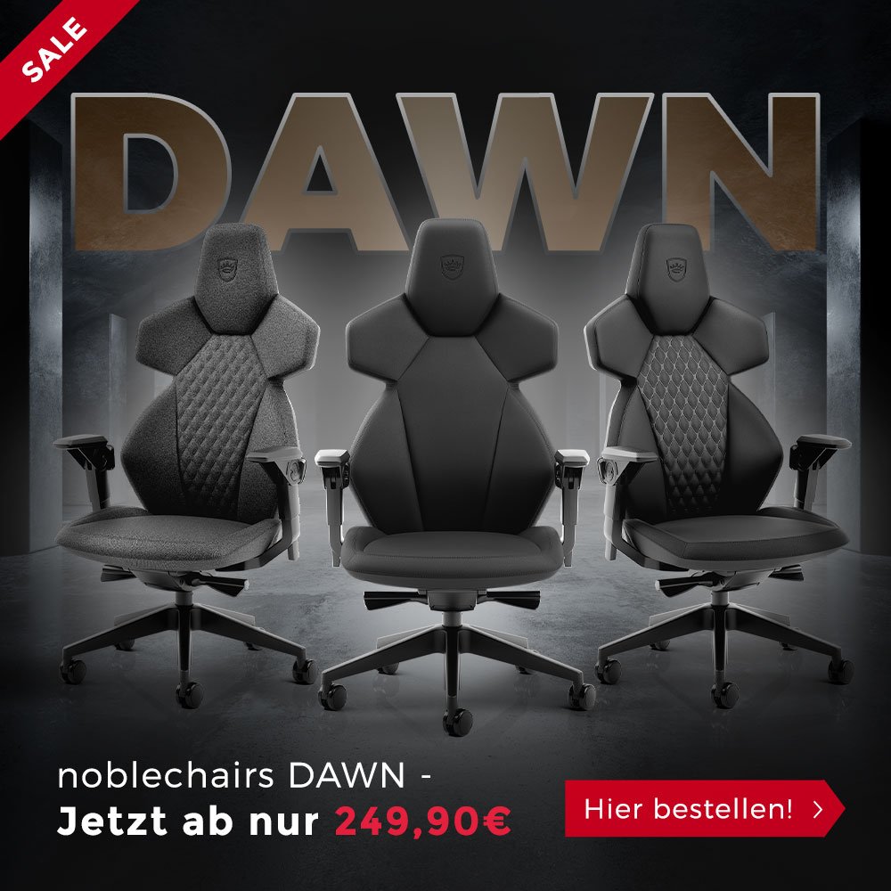 Caseking (@caseking) on Twitter photo Schnell sein, denn einen <a href="/noblechairs/">noblechairs</a> DAWN für den halben Preis bekommt ihr nur bei unserem Flash Sale! 📦⚡
🔗 ow.ly/x2Hy50Wfkr2
*nur solange der Vorrat reicht! Schnell sein, denn einen <a href="/noblechairs/">noblechairs</a> DAWN für den halben Preis bekommt ihr nur bei unserem Flash Sale! 📦⚡
🔗 ow.ly/x2Hy50Wfkr2
*nur solange der Vorrat reicht!