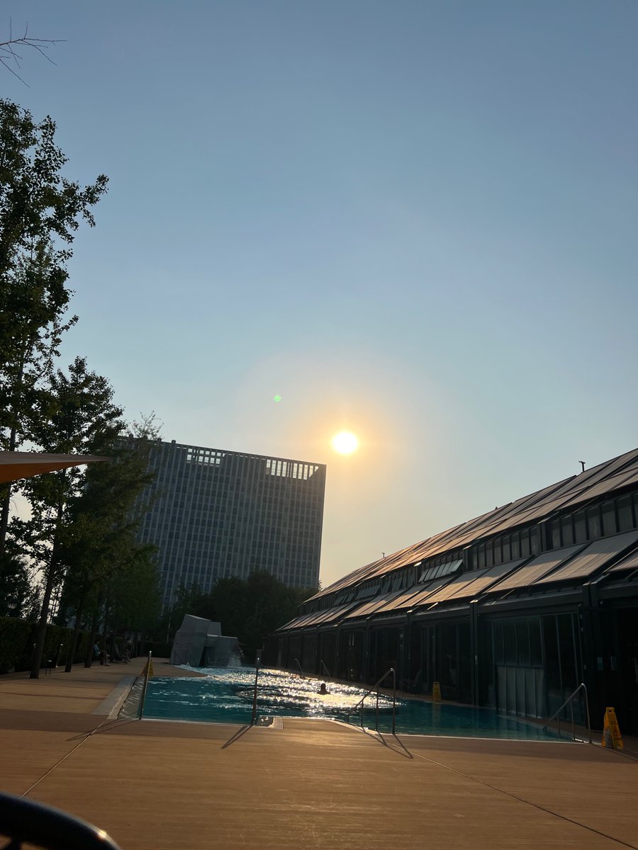 夏天工作日人就是少啊哈哈