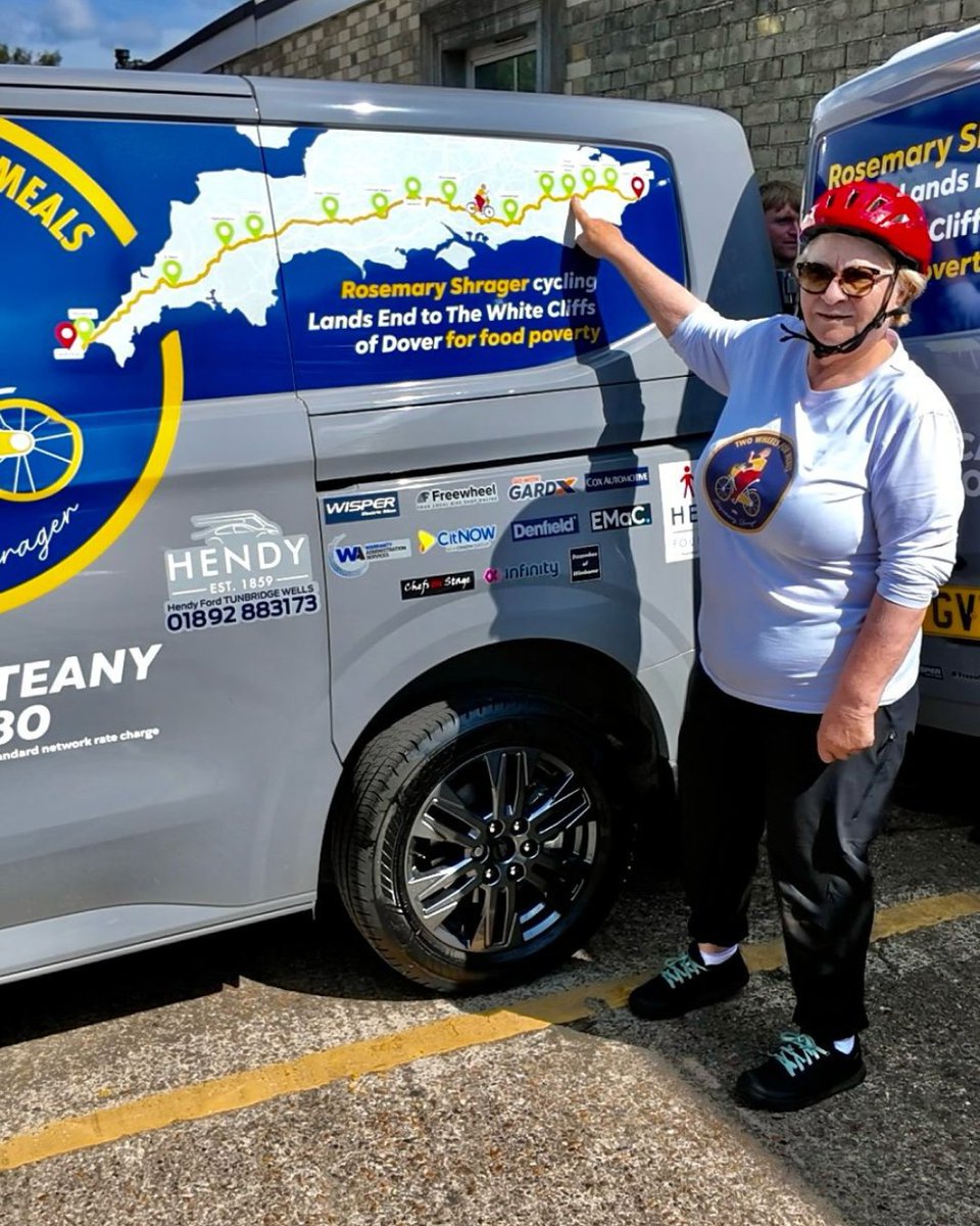 RosemaryShrager's tweet photo. I might not be cycling along the south coast, but you can still donate to the fantastic cause that I undertook this challenge for:
https://t.co/REtlJDP5a3
#hendygroup #hendyfoundation #rosemaryshrager #twowheelsformeals #foodpoverty #nourishcommunityfoodbank #wimbornefoodbank https://t.co/ChXEnO79yx