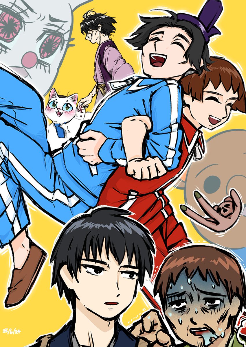 mimizu_tuti's tweet image. #日和5期ありがとう 
タグお借ります。アマプラ民なので本日の夜視聴します。
フライング有難うイラスト…！