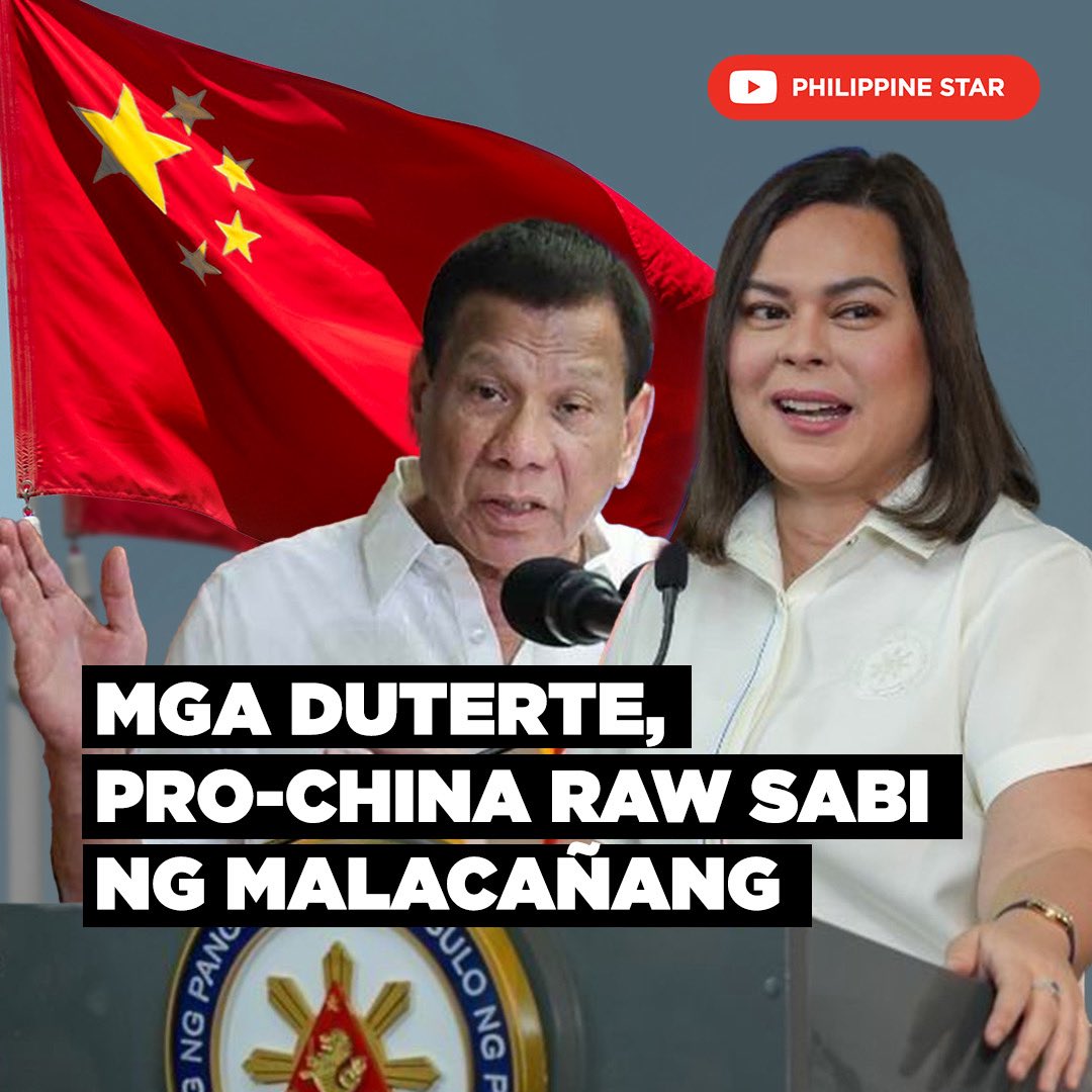 PhilippineStar's tweet photo. Para raw kay President Ferdinand “Bongbong” Marcos, hindi na kataka-taka ang pagtuligsa ni Vice President Sara Duterte sa foreign policy ng bansa dahil siya at ang pamilya nito ay “pro-China.” 
 
“The President said, we expect that from the Dutertes because they are pro-China. At ang Pangulo po ay pro-Philippines,” saad ni Presidential Communications Undersecretary Claire Castro sa press briefing nitong Martes, June 24, 2025.  
 
Sa pagbisita niya sa Melbourne, Australia, binatikos ng bise presidente ang foreign policy ng administrasyong Marcos tungkol sa isyu ng West Philippine Sea at ang pagpapapasok umano ng missile mula US. 
 
“‘Yung problema natin sa West Philippine Sea do not make up our entire relation with China. And so therefore there is no reason for you to lean towards the US... Saan mo gagamitin ang missile? Sino ang gigiyera sa Pilipinas,” ani Duterte nitong Linggo, June 22, 2025.

PANOORIN: https://t.co/RdDM0GaCWm