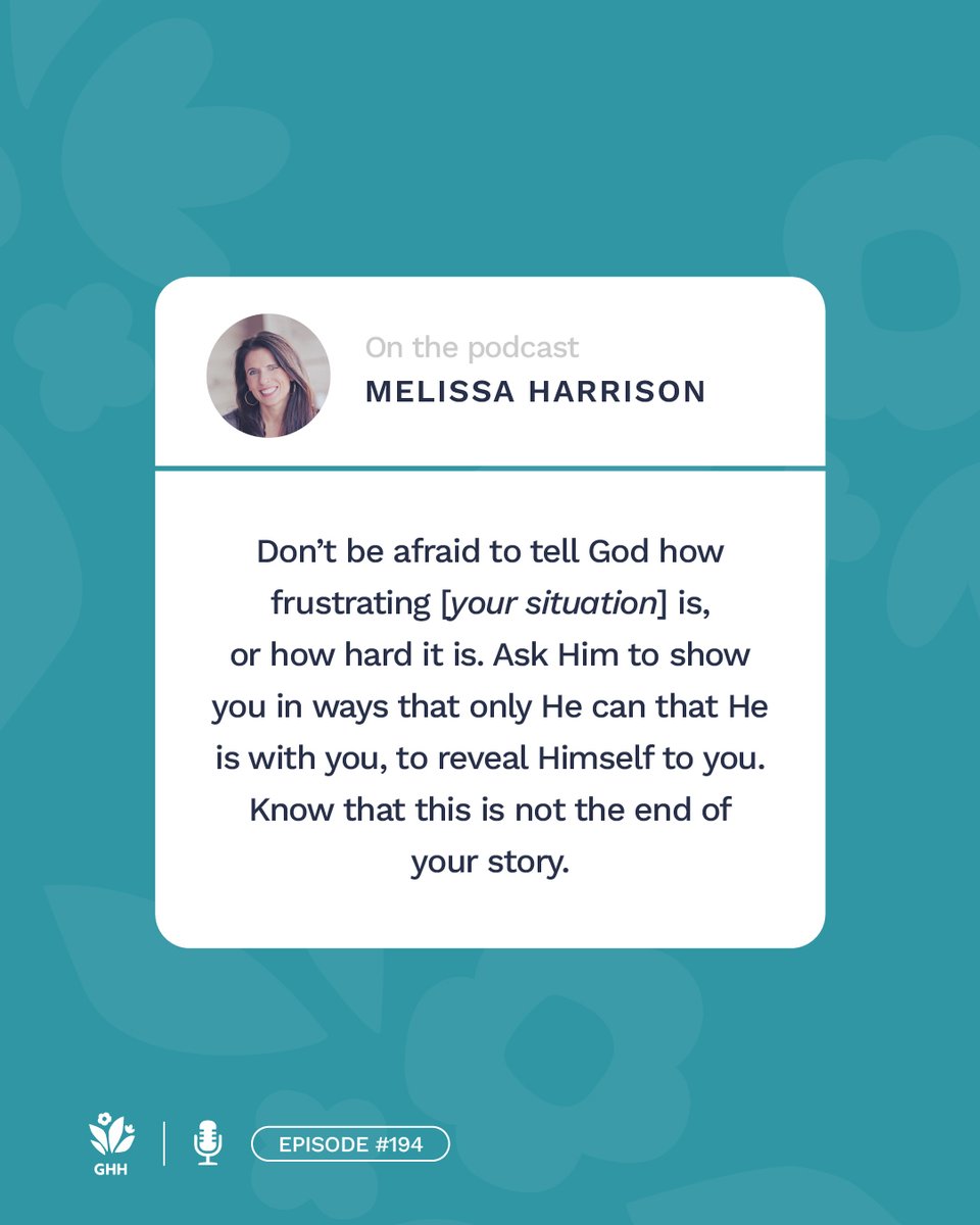 This week’s new podcast is now live! Join the conversation. 💕 godhearsher.org/podcast/