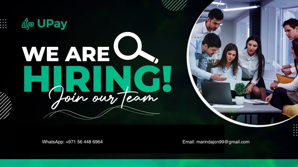 upayhrmiranda's tweet photo. 📢Hiring: #accountant  (Chinese Speaker)
Salary: 11,500AED-17,500AED(面议）
Work visa provided, medical insurance, monthly team building activities, and holiday bonuses.

#Dubai #uae #accountant  #会计 #會計 #HiringNow #Malaysia  #indonesia #Myanmar #upay #jobsearch https://t.co/qoJdHHmbmI
