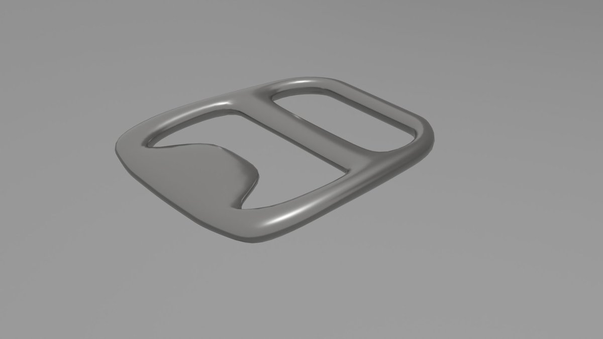 Ren236_00's tweet image. プルタブ、モデリングしてみました。
＃blender　＃blender４　＃プルタブ　＃モデリング